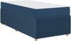 vidaXL Bettrahmen mit Matratze Blau 80 x 200 cm Stoff 3398320 Bild 4