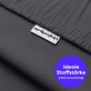 Wolkenfeld Spannbettlaken 100% Baumwolle - Superweiches Bettlaken für Matratzen von 5 bis 20cm, Jersey, Gummizug: rundum, (1 Stück), Rutschfest & Blickdicht - 90x200, 140x200, 160x200, 180x200 200x200 Bild 3