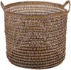 Rattan Korb Eda Braun mit Henkel L Bild 4