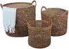 Rattan Korb Eda Braun mit Henkel L Bild 2