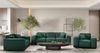 Sofa Designersofa CESINA 2-Sitzer in Stoff Opera Velvet Grün Bild 2