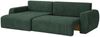 Kaiser Möbel Ecksofa mit Schlaffunktion und Bettkasten Ariel L Cord-Sofa aus Stoff Poso, mit Schlaffunktion,großzügige Liegefläche,pflegeleichter Cordstoff Bild 3
