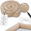 Totsy Baby Seitenschläferkissen Seitenschläferkissen Bettschlange 300 cm Baumwolle Kopfkissen Beige Bild 4