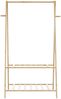 vidaXL Kleiderständer mit Ablagen 96x45,5x150,5 cm Bambus 4008908 Bild 4