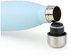Blumtal Trinkflasche 350 ml Edelstahl - auslaufsichere Isolierflasche - BPA-freie Trinkflasche kalt & warm - doppelwandige Insulated Bottle - rostbeständige Isolierflasche Hellblau Bild 3