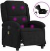 vidaXL Massagesessel Elektrisch Schwarz Samt 3204295 Bild 2