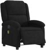vidaXL Massagesessel Elektrisch Schwarz Samt 3204295 Bild 3