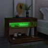 vidaXL TV-Schrank mit LED-Leuchten Räuchereiche 60x35x40 cm 815678 Bild 4