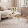 Lookway Couchtisch SOLEIL GOLD – rund, Hochglanz Bild 3