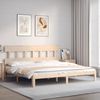 vidaXL Massivholzbett ohne Matratze 200x200 cm Kiefer 3193616 Bild 3