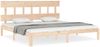 vidaXL Massivholzbett ohne Matratze 200x200 cm Kiefer 3193616 Bild 2