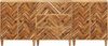 vidaXL Stauraumschränke 3 pcs Braun 60 x 33,5 x 75 cm Massivholz Mango 3310176 Bild 5