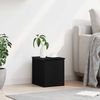 vidaXL Aufbewahrungsbox Schwarz Eichen-Optik 30 x 35 x 35 cm 868695 Bild 4