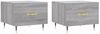 vidaXL Couchtische 2 Stk. Grau Sonoma 50x50x40 cm Holzwerkstoff 829361 Bild 2