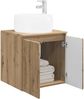 vidaXL Wandmontierte Waschtisch Artisan-Eiche 49,5 x 44,5 x 66 cm 890461 Bild 3