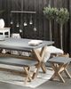 Gartenhocker OLBIA Beton Grau Bild 3