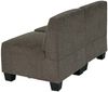 Modular 2-Sitzer Sofa Couch Lyon, Stoff/Textil ~ braun, ohne Armlehnen Bild 5