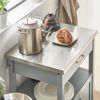 SoBuy FKW22-HG Küchenwagen, MDF, Lackiert, Grau, 60 x 92 x 44 cm Bild 5