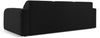 Micadoni Sofa Molino 3-Sitzer Boucle Schwarz Bild 3