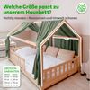 lilimaus Betthimmel Hausbett Himmel aus 100% Musselin-Baumwolle - in 12 Farben (1-tlg), Musselin Hausbett Himmel aus 100% Baumwolle, handgenäht Bild 3