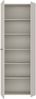 Forte NET306 Schuhschrank 70, moderner Flurschrank, 2-türig, 5 Regalböden, Flur, Diele, Abstellraum, Holzwerkstoff, Kaschmir|Beige, 68,7 cm breit x 181,1 cm hoch x 36,5 cm tief Bild 4