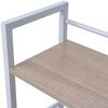 Schreibtisch mit Bücherregal mit 4 Böden, Eiche, 120 x 52 x 120 cm Bild 4