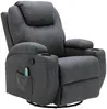 Vente-unique - SILVANO Sessel Stoff Grau - B 95 cm x H 105 cm x L 82 cm Bild 5