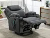 Vente-unique - SILVANO Sessel Stoff Grau - B 95 cm x H 105 cm x L 82 cm Bild 4