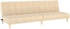 vidaXL Schlafsofa 2-Sitzer Creme Stoff 375757 Bild 2
