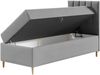 Boxspringbett Chapeni 'Junior 1' schwarz 80x200 cm Rechts Bild 3