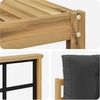 vidaXL Outdoor-Sofagarnitur mit Kissen 6 pcs Weiß und Anthrazit 3386211 Bild 3