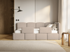 Selsey 'Cloudy' Kinderbett 90x200, mit Matratze, Rausfallschutz, Kopfteil rechts, Beige Bild 2