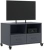 vidaXL TV-Schrank Anthrazit 68x39x43,5 cm Stahl 846700 Bild 4