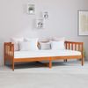 vidaXL Tag-Bett mit Matratze Wachsbraun und Weiß 90 x 200 cm 3422775 Bild 3
