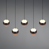 ORBIT Pendelleuchte, 5x8W, 960lm, 2300, 3000, 4000K, Metall Mattschwarz, 3 Stufen Dimmer Bild 5