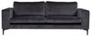 ebuy24 Sofa Bolero Sofa 3 Personen velour grau, 1 Teile Bild 4