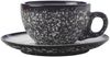 Maxwell & Williams AX0358 CAVIAR GRANITE Tasse mit Untertasse, Premium-Keramik Bild 1