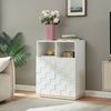 Highboard Bopibobro mit 2 Türen 86x64x36 cm Weiß [en. casa] Bild 5