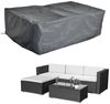 Melko Gartenmöbel-Schutzhülle Abdeckplane für Rattan Lounge 242 x 162 x 100 cm Gartenmöbel Schutzhülle (Stück, 1-St, Plane), mit Kordelverschluss Bild 2