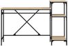 vidaXL Schreibtisch mit Regal Sonoma-Eiche 135x50x90 cm Holzwerkstoff 826710 Bild 5