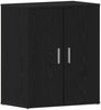 vidaXL Schuhschrank Schwarz Eichen-Optik 60 x 35 x 70 cm Holzwerkstoff 862682 Bild 2