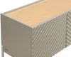 Vente-unique - TASIBA TV unit GlasHolz, Platte BeigeBeige - B 40 cm x H 57 cm x L 200 cm Bild 5