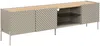 Vente-unique - TASIBA TV unit GlasHolz, Platte BeigeBeige - B 40 cm x H 57 cm x L 200 cm Bild 4