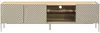Vente-unique - TASIBA TV unit GlasHolz, Platte BeigeBeige - B 40 cm x H 57 cm x L 200 cm Bild 2