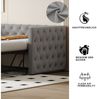 Flieks Daybett, Tagesbett Schlafsofa mit Unterbett 90x200cm/180x200cm Samt Bild 4