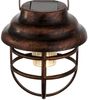 6er Set LED Solar Hängeleuchte, rostfarben, H 14 cm Bild 5