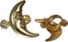 Liedeco Dekoklammer Mond, Gardinen, Vorhänge, (Packung, 2-St), für Gardinen, Vorhänge Bild 5