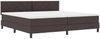 vidaXL Boxspringbett mit Kopfteil Dunkelbraun 200 x 200 cm Stoff 3338793 Bild 4