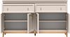 AX LIVING Kommode Nymphen Cashmere 2 Schubladen 4 Türen MDF Eiche Beine Bild 3