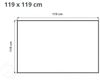 GFP HALFSIZE Aluminium Hochbeet - Platzsparendes & Stabiles Gartenbeet in Holzoptik - 119 x 119 x 39 cm - Ideales halbhohes Modell für Familien-Gartenspaß Bild 5